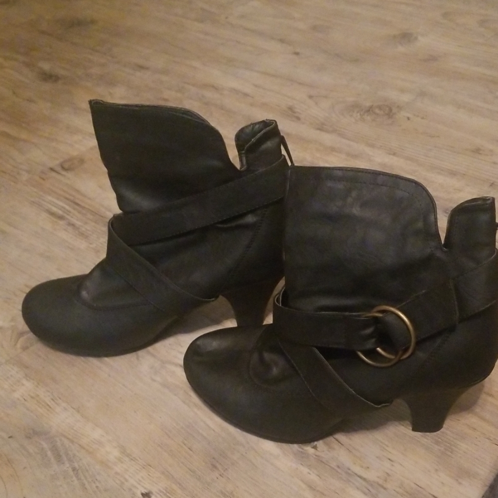 Black booties